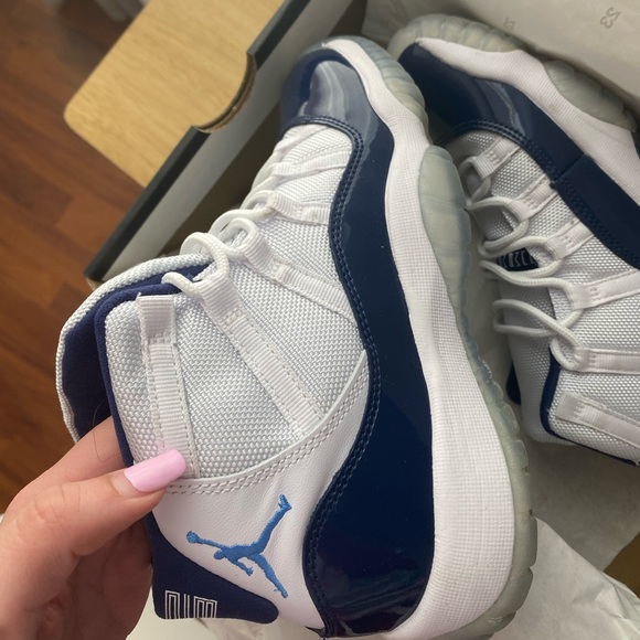 Jordan 11 white/university blue - Picture 3 of 6